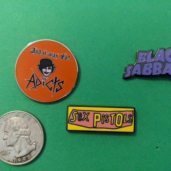 Punk Rock Enamel Pin Set - Picture 2 of 3